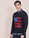 U.S. Polo Assn. Crew Neck Brand Flag Knitted Sweater
