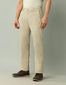 Arrow Sport Solid Dobby Weave Trousers