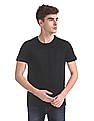 Flying Machine Regular Fit Textured T-Shirt