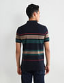 Arrow Sport Dynamax Horizontal Striped Regular Polo Shirt