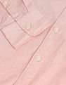 Flying Machine Slim Fit Solid Cotton Shirt