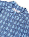 U.S. Polo Assn. Women Mock Neck Graphic Print Shirt