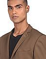AD by Arvind Slim Fit Solid Formal Blazer