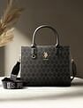 U.S. Polo Assn. Scarlet Monogram Tote Handbag