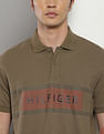 Tommy Hilfiger Brand Print Regular Polo Shirt