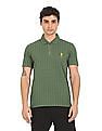 U.S. Polo Assn. Zipper Placket Cotton Polo Shirt