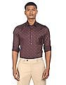 Arrow Manhattan Slim Fit Printed Formal Shirt