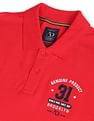 AD by Arvind Solid Sporty Polo Shirt
