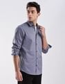 Calvin Klein Jeans Solid Slim Fit Satin Woven Shirt