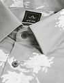 Arrow Newyork Satin Weave Abstract Shirt