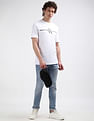 Calvin Klein Brand Print Cotton T-Shirt