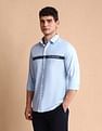 U.S. Polo Assn. Brand Printed Tailored Fit Oxford Shirt