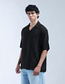 Flying Machine Solid Oversized Fit Digitopia Shirt