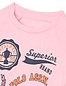 U.S. Polo Assn. Kids Girls Long Sleeve Graphic Print T-Shirt