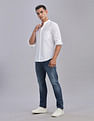 Tommy Hilfiger Striped Slim Fit Plain Woven Shirt
