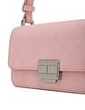 Tommy Hilfiger Solid Pink Pu Shoulder Bag