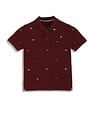 Tommy Hilfiger Kids Boys Embroidered Regular-Fit Cotton Polo T-Shirt