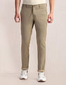 U.S. Polo Assn. Geometric Print Twill Slim Trousers