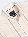Flying Machine 30s Slub Stripe Shirt