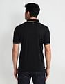Arrow Newyork Striped Collar Cotton Polo Shirt