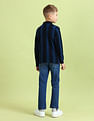U.S. Polo Assn. Kids Boys Graphic Printed Regular Fit Polo Shirt