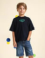 U.S. Polo Assn. Kids Boys Regular Fit Solid T-Shirt