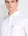 Arrow Sports Brand Print Twill Casual Shirt