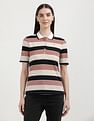 Tommy Hilfiger Regular Fit Horizontal Striped Polo Shirt