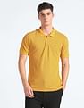 Flying Machine Pure Cotton Patterned Polo Shirt