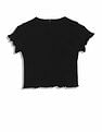 Tommy Hilfiger Kids Girls Texture Slim-Fit Cotton T-Shirt