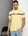Tommy Hilfiger Transitional Cotton Brand Stripe Polo Shirt
