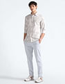 Flying Machine Tropical Print Cotton Shirt