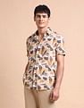 U.S. Polo Assn. Denim Co. Abstract Printed Slim Fit Shirt