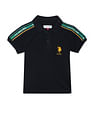 U.S. Polo Assn. Kids Brand Tape Popcorn Polo Shirt