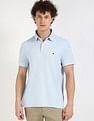 Tommy Hilfiger Solid Regular-Fit Cotton Polo Shirt
