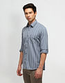 Arrow Sport Slim Fit Vertical Stripes Shirt