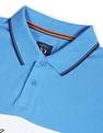 AD by Arvind Colour Block Sporty Polo Shirt