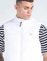 Flying Machine Sleeveless Solid Jacket