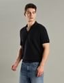 Tommy Hilfiger Texture Regular-Fit Cotton Polo T-Shirt
