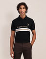U.S. Polo Assn. Horizontal Striped Cotton Polo Shirt