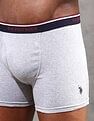 USPA Innerwear Mid Rise Solid 1667 Trunks - Pack Of 3