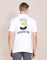 U.S. Polo Assn. Argentina Flag Appliqued Pique Polo Shirt