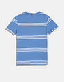 Tommy Hilfiger Kids Boys Striped Regular-Fit Cotton T-Shirt