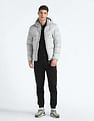 Flying Machine Solid Hooded Puffer Jacket
