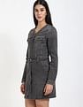 Tommy Hilfiger Cotton V-Neck Denim Dress