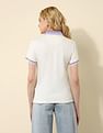 U.S. Polo Assn. Women Tipped Collar Regular Fit Polo Shirt