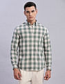 Tommy Hilfiger Checked Regular Fit Plain Woven Shirt