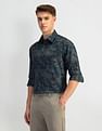 Arrow Abstract Printed Manhattan Slim Fit Shirt