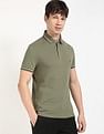 Tommy Hilfiger Solid Slim-Fit Cotton Polo T-Shirt
