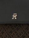 Tommy Hilfiger Logo Black Polyester Backpack